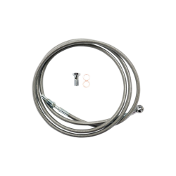 PartzBiz HD DS17413953 - La Choppers Stainless Braided Clutch Cable for Harley '14 FLH/T - 12"-14"