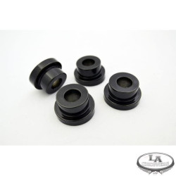 PartzBiz HD DS06020523 - La Choppers Triple Tree Black 5 องศา Angled Rider Bushing Kit สำหรับ Harley | LA-7400-00B