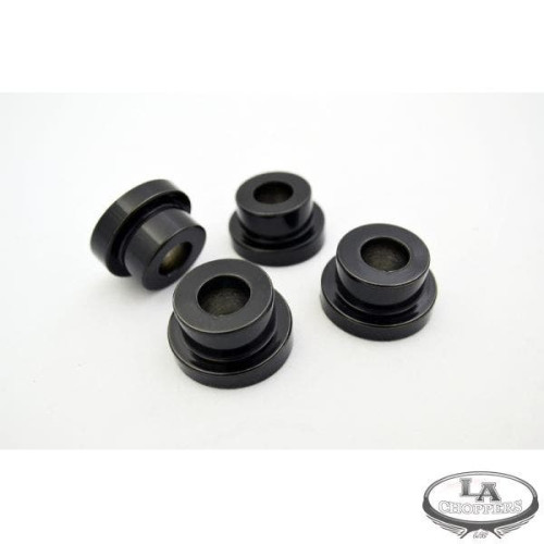 PartzBiz HD: 4411216-La Choppers Triple Tree Black 5 Degree Angled Rider Bushing Kit for Harley | LA-7400-00B