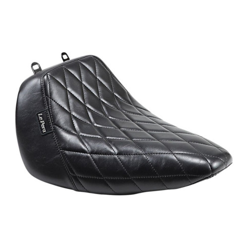 PartzBiz HD: 4411194-Le Pera Black Bare Bones Solo Seat Diamond Stitch Harley Softail Fat Boy 18-23 PartzBiz HD: 4411194-Le Pera Black Bare Bones Solo Seat Diamond Stitch Harley Softail Fat Boy 18-23