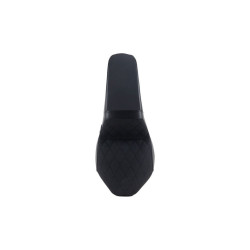 PartzBiz HD LPLYO-590DMGP - Le Pera Black Kickflip 2-Up Seat Diamond Gripp Tape Harley Softail Fat Boy 18-21 PartzBiz HD LPLYO-590DMGP - Le Pera Black Kickflip 2-Up Seat Diamond Gripp Tape Harley Softail Fat Boy 18-21