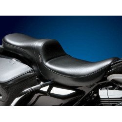 PartzBiz HD LPLH-567RK - เบาะไวนิลเรียบ Le Pera Daytona 2-up สำหรับ Harley Road King FLHR 02-07 | เลอ เปอร่า