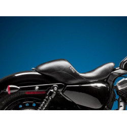 PartzBiz HD LPLCU-316 - Le Pera LCU-316 Smooth Aviator Up Front Solo Seat Harley XL 04-06 10-17 4.5 Tank | LCU-316