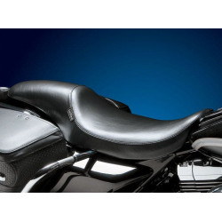 PartzBiz HD LPLH-867RK - Le Pera Silhouette Smooth Full Length Seat for Harley Road King FLHR 02-07 | Le Pera PartzBiz HD LPLH-867RK - Le Pera Silhouette Smooth Full Length Seat for Harley Road King FLHR 02-07 | Le Pera