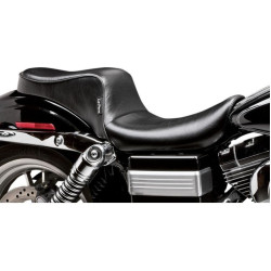 PartzBiz HD LPLF-021 - Le Pera LF-021 Black Smooth Stitch Cherokee 2 Up Seat Harley Dyna FXD 04-05 | LF-021