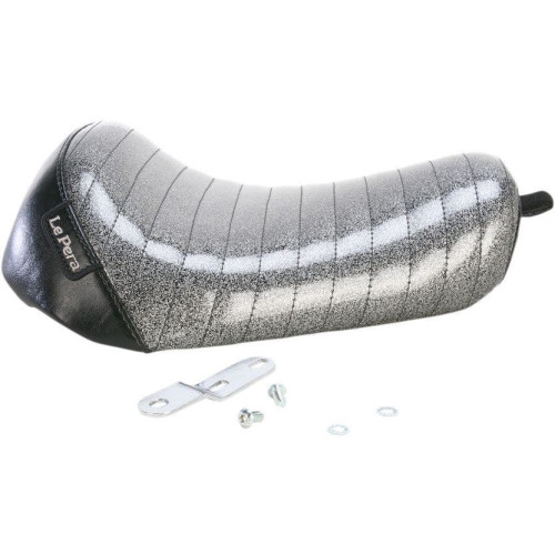 PartzBiz HD: 4411012-Le Pera LK-006BKMFPT Charcoal Metalflake Bare Bones Solo Seat Harley XL1200X/V | LK-006BKMFPT