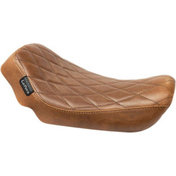 PartzBiz HD LPLK-351DMTDV - Le Pera LK-351DMTDV Diamond Brown Streaker Solo Full Profile Seat Harley FXD 06- | | LK-351DMTDV