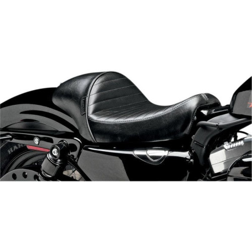 PartzBiz HD: 4411005-Le Pera Stubs Caf√© Pleated Seat 4 Harley 04-06/10-22 XL Models | LK-426PT