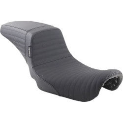 PartzBiz HD LPLK-591DLPTGP - Le Pera LK-591DLPTGP จีบเทป Gripp Kickflip 2-Up Seat Harley Davidson Dyna FXD FLD 06-17 Custom Upgrade เปลี่ยนที่ดีที่สุดใหม่อานจักรยานรถจักรยานยนต์