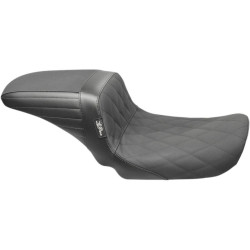PartzBiz HD LPLK-591DMGP - Le Pera LK-591DMGP Diamond Gripp Tape สีดำ KickFlip Solo Seat Harley Dyna 06-17 | LK-591DMGP 0803-0618 08030618