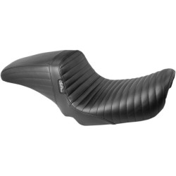 PartzBiz HD LPLK-591PT - Le Pera LK-591PT Pleated Stitch สีดำ KickFlip Solo Seat Harley Dyna 06-17 | แอลเค-591PT