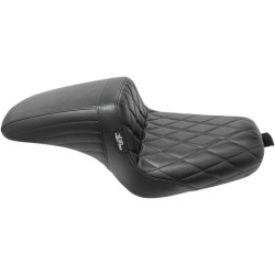 PartzBiz HD LPLK-596DM - Le Pera LK-596DM เบาะนั่ง Diamond Stitch KickFlip Solo Harley Sportster XL 10-18 | แอลเค-596ดีเอ็ม