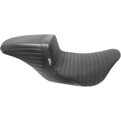 PartzBiz HD LPLK-597PTGP - Le Pera LK-597PTGP Grip Tape Pleated Stitch KickFlip Solo Seat Harley FLH 08-23 | LK-597PTGP