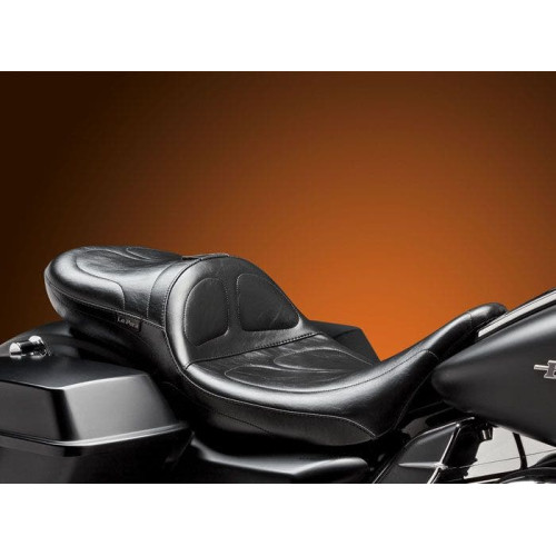 PartzBiz HD: 4410921-Le Pera Maverick Daddy Long Legs 2-Up Stitched Seat w Backrest Harley FLH 08-15 | Le Pera PartzBiz HD: 4410921-Le Pera Maverick Daddy Long Legs 2-Up Stitched Seat w Backrest Harley FLH 08-15 | Le Pera