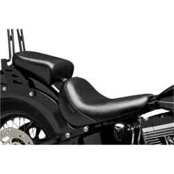 PartzBiz HD LPLKS-007PDX - Le Pera LKS-007PDX Black Deluxe Bare Bones Pillion Rear Seat Softail FLS FXS | LKS-007PDX