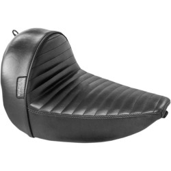 PartzBiz HD LPLSM-430PT - Le Pera LSM-430PT เบาะคนขับ Pleated Stitch Cafe Solo Harley FLS Slim 16-17 | LSM-430PT