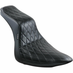 PartzBiz HD LPLY-020DM - Le Pera LY-020DM Black Diamond Stitched Cherokee 2-UP Seat 18-23 Harley Davidson Softail Street Bob Slim FXBB FLSL Custom Classic Upgrade เปลี่ยนรถจักรยานยนต์จักรยานอานผู้โดยสาร 0802-1161 08021161