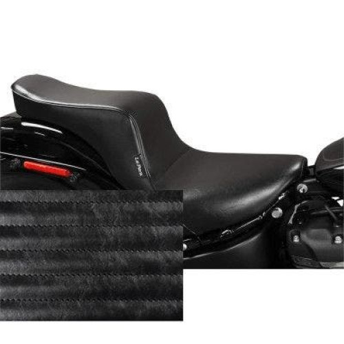 PartzBiz HD: 4410800-Le Pera LYB-020PT สีดำ Cherokee 2-Up ที่นั่งจีบ Harley Softail M8 18-20 0802-1313 08021313 milwaukeeแปด fat boy bob breakout