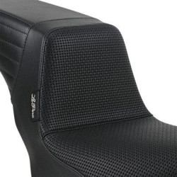 PartzBiz HD LPLYB-590BW - Le Pera LYB-590BW สีดำ Kickflip 2-Up Seat ตะกร้าสาน Harley FXBR FLFB 18-20 0802-1318 08021318 milwaukeeแปด fat boy bob breakout