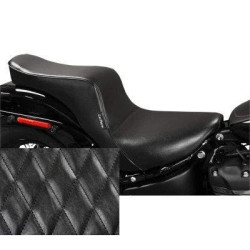 PartzBiz HD LPLYR-020DM - Le Pera LYR-020DM สีดำ Cherokee 2-Up Seat Diamond Harley Softail M8 18-23 0802-1344 08021344 milwaukeeแปด fat boy bob breakout