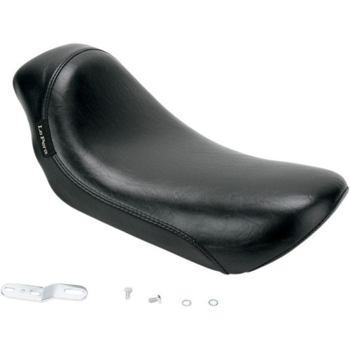 PartzBiz HD: 4410774-ที่นั่งเดี่ยว Le Pera Smooth Black Vinyl Silhouette สำหรับ 96-03 Dyna Wide Glide FXDWG | แอลเอ็น-853