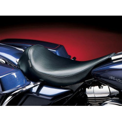 PartzBiz HD LPL-857 - Le Pera Low Profile Silhouette Smooth Solo Seat สำหรับ Harley FLH/T 91-96 | เลอ เปอร่า