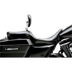 PartzBiz HD LPLK-957BR - Le Pera Stitched 2 Up Black Maverick Seat w/ Driver Backrest Harley FLH/T 08-23 PartzBiz HD LPLK-957BR - Le Pera Stitched 2 Up Black Maverick Seat w/ Driver Backrest Harley FLH/T 08-23