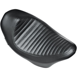 PartzBiz HD LPLK-807PT - Le Pera Villain Black Pleated Stitch Solo for Harley Touring FLH/T 08-15 | Le Pera PartzBiz HD LPLK-807PT - Le Pera Villain Black Pleated Stitch Solo for Harley Touring FLH/T 08-15 | Le Pera