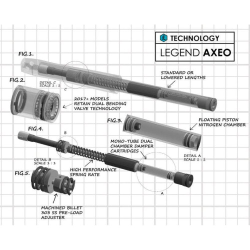 PartzBiz HD: 4410697-Legend Axeo ส่วนหน้าประสิทธิภาพสูง 1 ” ลดโช้คอัพ Harley 97-13 | 0414-0497 PartzBiz HD: 4410697-Legend Axeo ส่วนหน้าประสิทธิภาพสูง 1 ” ลดโช้คอัพ Harley 97-13 | 0414-0497