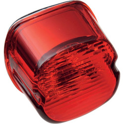 PartzBiz HD DS20100799 - Drag Specialties Red Laydown Taillight Lens With No Tag Window for Harley 99-03 - 2010-0799 20100799 PartzBiz HD DS20100799 - Drag Specialties Red Laydown Taillight Lens With No Tag Window for Harley 99-03 - 2010-0799 20100799