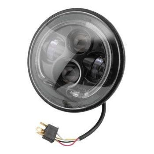 PartzBiz HD: 4410472-Letric LLC-LHP-7B LED Halo Style 7 ” ไฟหน้า HID สีดำ 12V Universal PartzBiz HD: 4410472-Letric LLC-LHP-7B LED Halo Style 7 ” ไฟหน้า HID สีดำ 12V Universal