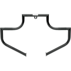 PartzBiz HD DS05051138 - Lindby Front Gloss สีดำ Linbar Highway Engine Guard Bar สำหรับ Harley FL Softail 00-14 - BL110-1