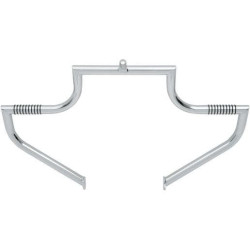 PartzBiz HD DS16240166 - Lindby Front Chrome Linbar Highway Engine Guard Bar Harley FLH/R/T/X 97-18 PartzBiz HD DS16240166 - Lindby Front Chrome Linbar Highway Engine Guard Bar Harley FLH/R/T/X 97-18