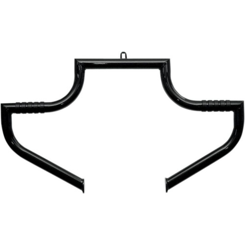 PartzBiz HD: 4410429-Lindby Black MagnumBar การ์ดเครื่องยนต์ด้านหน้า Highway Bar สำหรับ Harley FLH/T 97-15 | BL1702