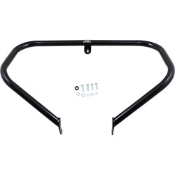 PartzBiz HD DS16240386 - Lindby Black Unibar เหล็ก OE Repl การ์ดแฮนด์เครื่องยนต์ทางหลวง Harley Softail 18-Up