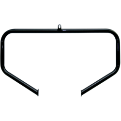 PartzBiz HD DS05051286 - Lindby Black Unibar เหล็ก OE Repl การ์ดแฮนด์เครื่องยนต์ทางหลวง Harley Touring 97-Up