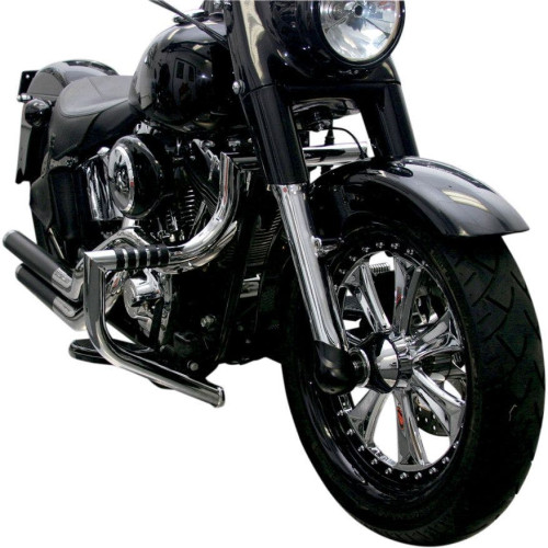 PartzBiz HD: 4410437-Lindby Chrome MagnumBar Front Highway Bar Engine Guard Harley FLST FLS 00-15 | 1710