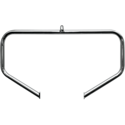 PartzBiz HD DS05051281 - Lindby Chrome Unibar เหล็ก OE Repl การ์ดแฮนด์เครื่องยนต์ทางหลวง Harley Touring 97-Up