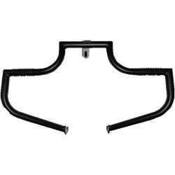 PartzBiz HD DS16240336 - Lindby FB116-1 ด้านหน้าสีดำ Linbar Highway Engine Guard Bar 18 Harley Softail 1624-0336 16240336