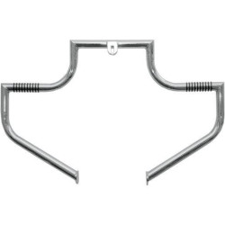 PartzBiz HD DSDS190065 - Lindby Front Chrome Linbar Highway Engine Guard Bar for Harley FL Softail 00-14 - 110-1 PartzBiz HD DSDS190065 - Lindby Front Chrome Linbar Highway Engine Guard Bar for Harley FL Softail 00-14 - 110-1