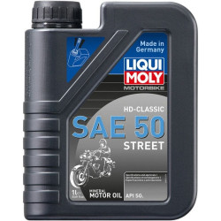 PartzBiz HD DS36010664 - Liqui Moly 20104 Conventional SAE 50 Engine Oil (1 Liter / 33.8 fl oz.) Harley 4 Stroke Motorcycle Bike Chopper Bobber Best New Upgrade Performance High Quality Superior Street Motor Lube