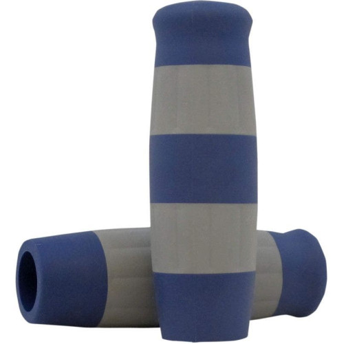 PartzBiz HD: 4410386-Lowbrow Blue & Gray Flying Monkey 1" Krayton Rubber Grips Harley or Custom | 4086 PartzBiz HD: 4410386-Lowbrow Blue & Gray Flying Monkey 1" Krayton Rubber Grips Harley or Custom | 4086