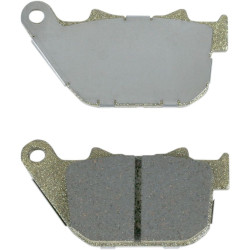PartzBiz HD DS17200060 - Lyndall Racing Gold Plus Rear Brake Pads for '04-'13 Harley XL  | 