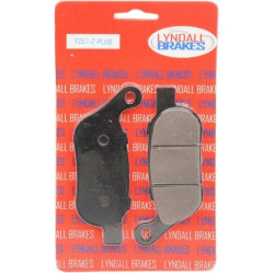 PartzBiz HD DS17200070 - Lyndall Racing Rear Brake Pads Z-Plus for '08-13 Harley Dyna S/T | 7257-ZPLUS