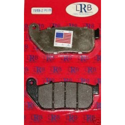 PartzBiz HD DS17200031 - Lyndall Racing Z-Plus Front Brake Pads for '04-'13 Harley XL | 