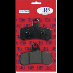 PartzBiz HD DS17200068 - Lyndall Racing Z-Plus Front Brake Pads for 08-up Softail and Dyna  | 7256-ZPLUS