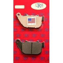 PartzBiz HD DS17200032 - Lyndall Racing Z-Plus Rear Brake Pads for '04-'13 Harley XL | 