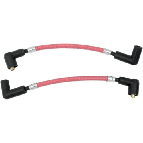 PartzBiz HD: 4410273-Magnum 3030T Candy Apple Red Braided Spark Plug Wires Harley 82-94; 99-00 FXR PartzBiz HD: 4410273-Magnum 3030T Candy Apple Red Braided Spark Plug Wires Harley 82-94; 99-00 FXR