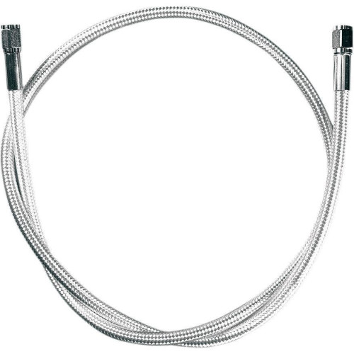 PartzBiz HD: 4410093-Magnum Braided Sterling Chromite II Universal 56" Brake Line AN-3 Fittings Ends | 3556 PartzBiz HD: 4410093-Magnum Braided Sterling Chromite II Universal 56" Brake Line AN-3 Fittings Ends | 3556