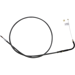 PartzBiz HD DS06510910 - Magnum KARBONFIBR 34 3/4” สายเดินเบา 90 องศา Smooth Harley Big Twin 84-17 PartzBiz HD DS06510910 - Magnum KARBONFIBR 34 3/4” สายเดินเบา 90 องศา Smooth Harley Big Twin 84-17
